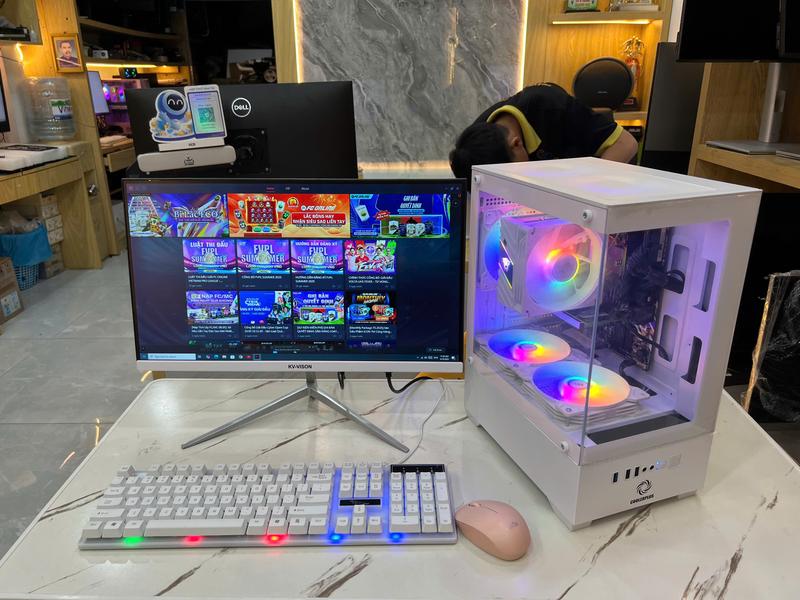Máy tính PC Bể Cá ĐEN Chiến Full Game Online - Core i7 12700F, RAM 32GB NVMe…