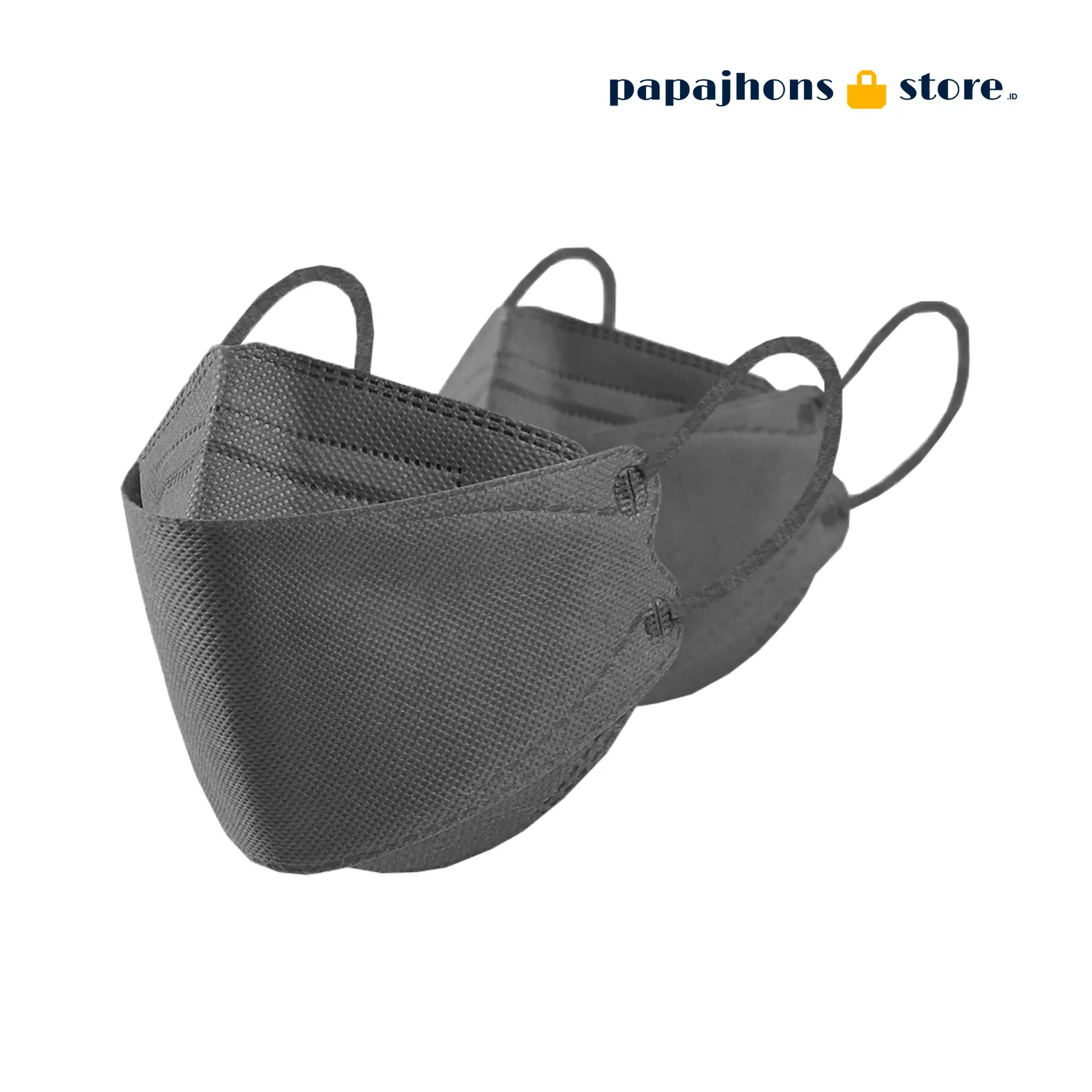 Masker Kf94 Dewasa Isi 50 Pcs Hitam Putih Anti Debu Dan Virus