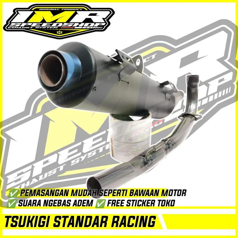 KNALPOT TSUKIGI STANDAR RACING JUPITER Z Z1 MX 135 VEGA R ZR RR CRYPTON ASTREA SUPRA 125 REVO BLADE 1