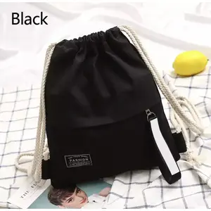 Tas Ransel Mini Wanita Serut Korea - Stringbag KPOP - Backpack, Sekolah