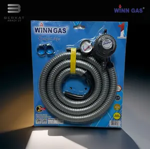 Regulator Gas Winn W-26 + Winn W-28 Meter + Selang | Paket Komplit Siap Pakai