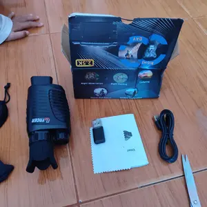 Night Vision Monocular 5X Zoom Infrared Alat Penglihatan Malam Thermal Cocok untuk Berburu Wildlife & Keamanan teropong