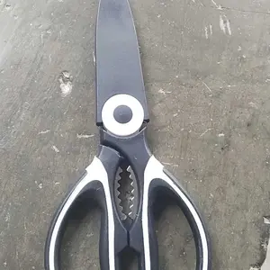 Gunting Dapur Stainless Serbaguna Alat Pemotong Sayur Buah Daging Pembuka Tutup Botol Kitchen Scissors