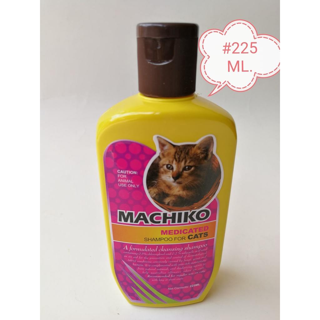 Machiko Medicated Cat Shampoo 225ml Syampu Kucing
