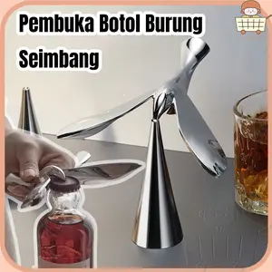 PADUAN SENG PEMBUKA BOTOL BURUNG TUMBLER LOGAM KESEIMBANGAN BURUNG ELANG TERBANG ORNAMEN KREATIF PEMBUKA BOTOL BIR DEKOMPRESI TERMURAH BEST SELLER