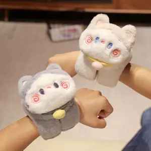 Boneka Tangan Kucing Slap Bracelet Lucu - Aksesoris Lengan Gemas Bikin Ketagihan (Lembut, Unik, Aesthetic) - Yuumi UMB10D
