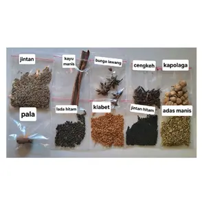 REMPAH HERBAL DAN BUMBU DAPUR Kombinasi Jintan Kayu Manis Bunga Lawang Cengkeh Kapolaga Pala Lada Hitam Klabet Jintan Hitam Adas Manis