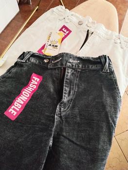 Product Review of POPPY BOYFRIEND JEANS KOREA STYLE fit karet Panjang Melar Korean White from a**9 1