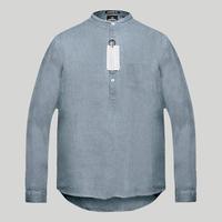 Gambar Peternation pure linen sanghai kancing dada panjang warna cadet grey - S dari PETERNATION Kota Administrasi Jakarta Barat 1 Tokopedia