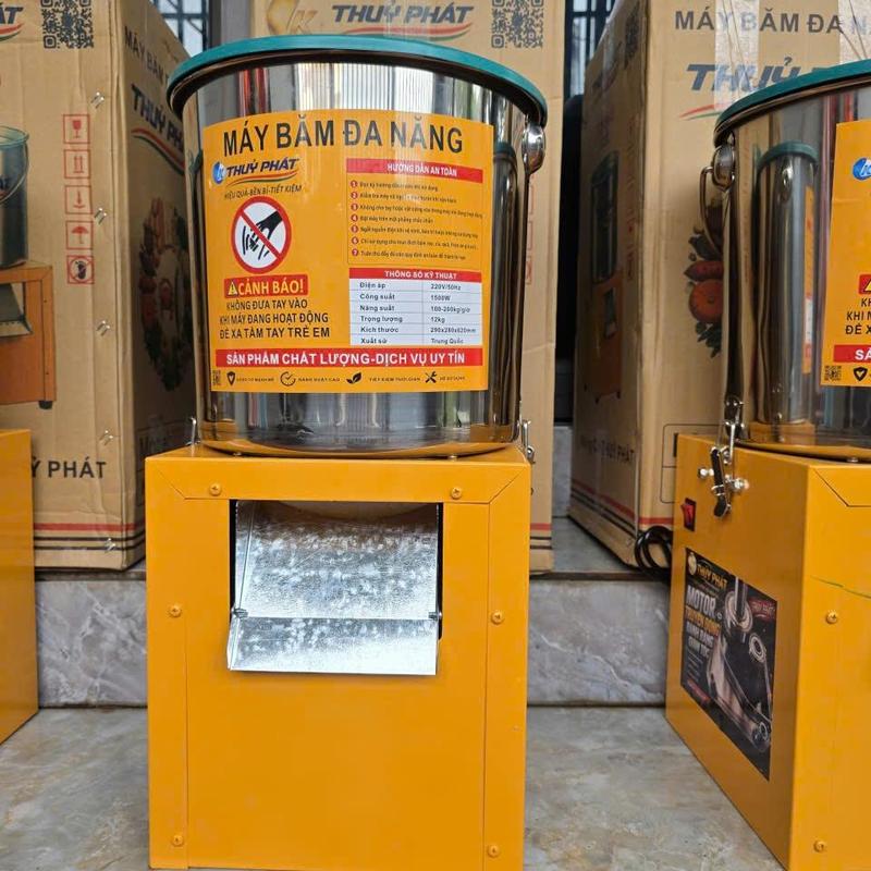 Máy xay rau củ chăn nuôi thủy phát công suất lớn 1500w - Máy băm chuối, rau củ quả cho gà,vịt gia cầm