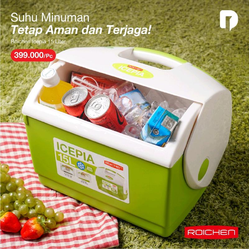 Box es Roichen Icepia 15 Liter Kotak es tahan hingga 12jam 1