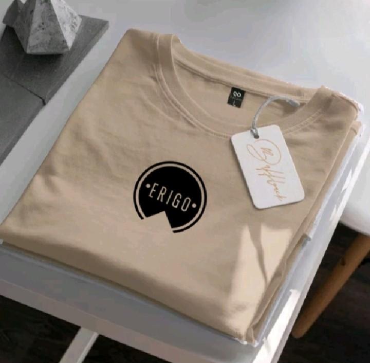 Product Introduction of COD.!! Kaos Distro Tshirt Premium Lengan Pendek ER1GO Bulat Hitam Baju Oblong Unisex Pria Wanita Katun Dewasa Keren Combed 6