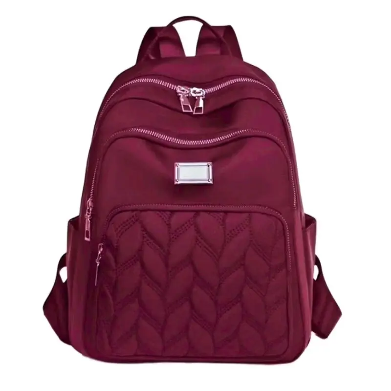 Sale Tas Ransel Fashion Tas Wanita Model Chibao Motif Bordir Multipocket Ukuran 35×15×27cm 4