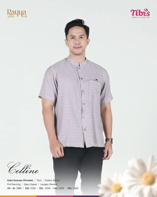 Sarimbit Raya series 2025 Nibras Celline Taro Keluarga Lebaran Couple Gamis 3
