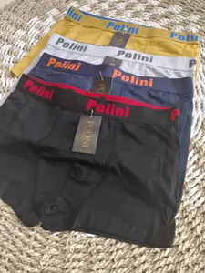 Celana Dalam Boxer Premium Bahan Katun Cd Pria Kualitas 7702 Polini
