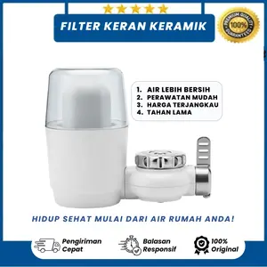 Filter Saringan Penyaring Keran Air Water Purifier DER DOLY Hi-Tech Ceramic Cartridge