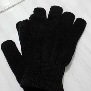 Sarung Tangan Rajut Polos Anak Random Cewe dan Cowo All Size TK dan SD