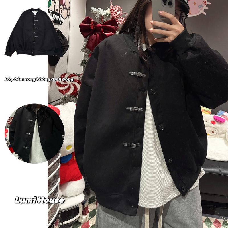 (MỞ BÁN) (COLLECTION BACK TO SCHOOL) LUMI HOUSE ÁO KHOÁC CADIGAN BASIC FORM RỘNG CHẤT LIỆU NỈ ÉP HÀN ĐỨNG FORM UNISEX NAM NỮ  DCG01