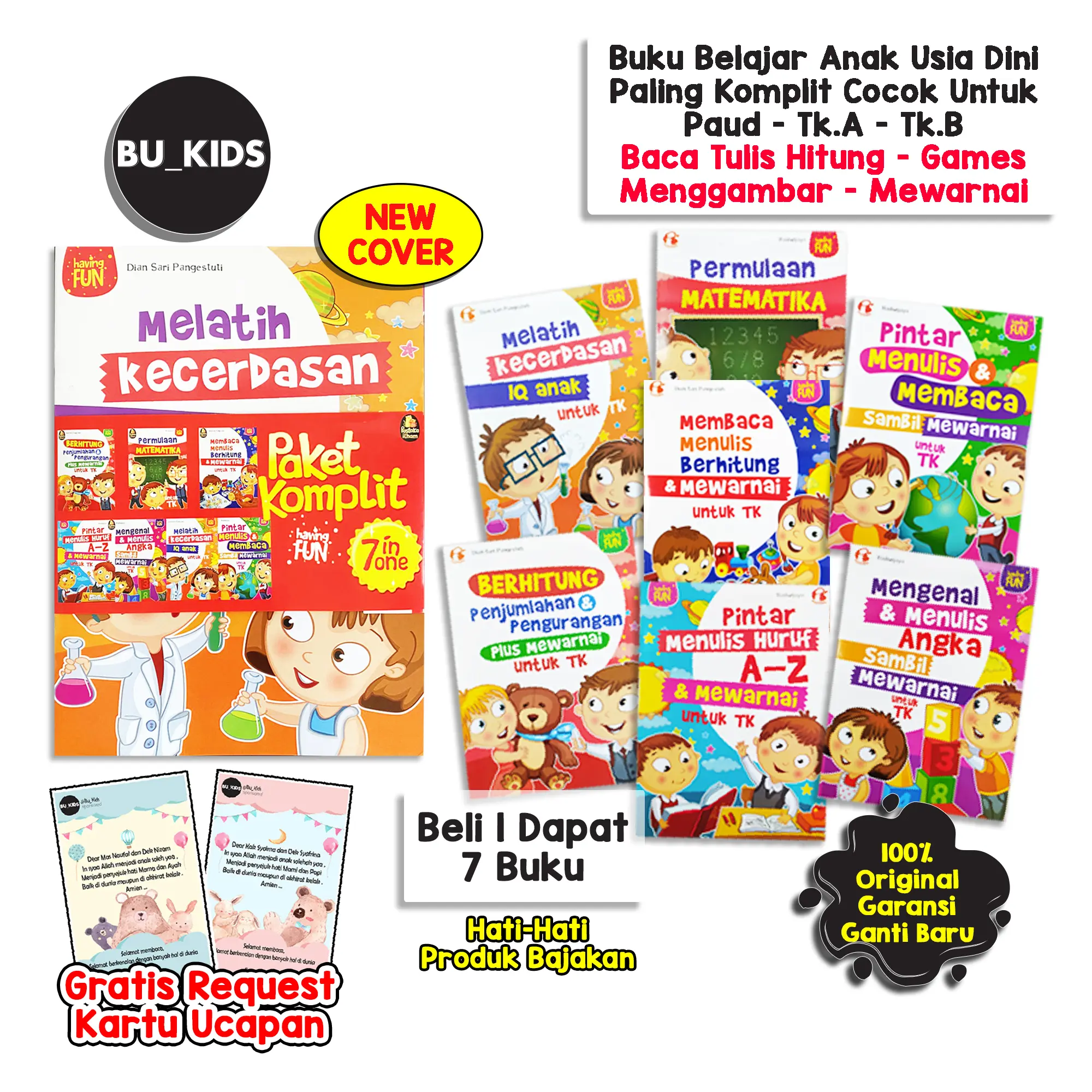 Buku Anak TK & PAUD Paket Komplit Having Fun 7 in 1