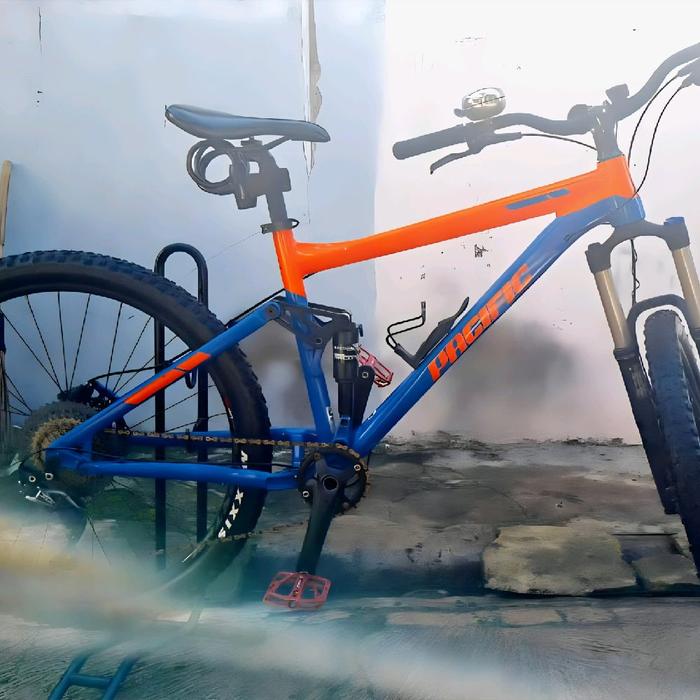 Jual [Bekas] Sepeda Gunung / MTB Pacific Foster 5.0 Biru Oranye dengan ...
