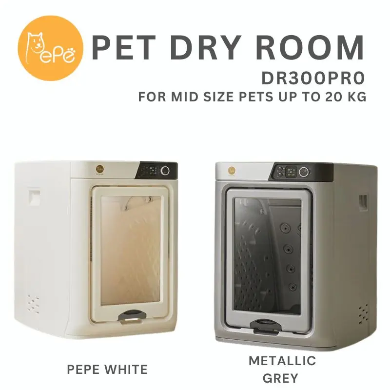 PePe Pet Care System Smart Petdryer DR300Pro for Medium Dogs and Cats