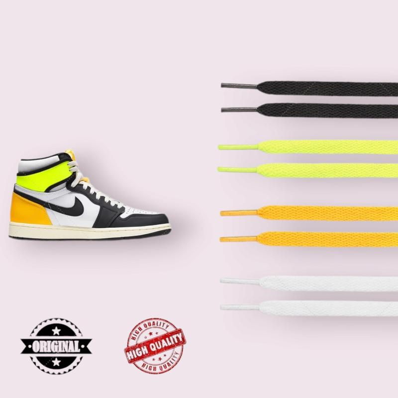 Product Introduction of Tali Sepatu Flat 10mm Panjang 180cm Pink Puchai untuk AJ,NK dan AF Shoe Black 8