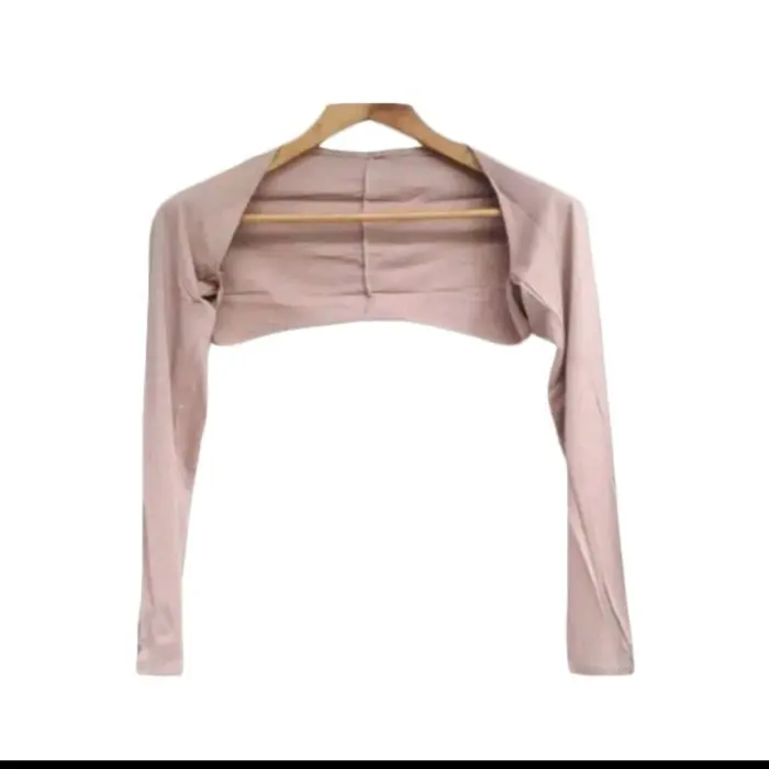 U➸KF MANSET TANGAN SAMBUNG BOLERO BAHAN RAYON SUPER ADEMM/ HANDESOCK BOLERO W❤PQ 4