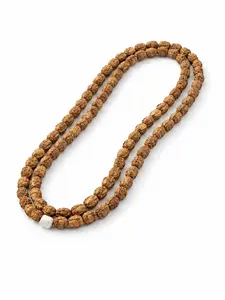 Rudraksha Mala 3 Mukhi Asli 108 Beads | Energi Positif & Pembersih Karma | Premium Quality