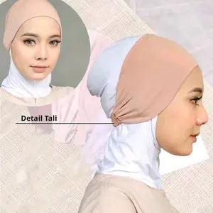 Ciput bandana bahan kaos rayon halus lembut Dalaman Kerudung Wanita