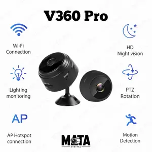CCTV Kamera Pengintai A9 Mini - Smart WiFi 2.4/5G HD 1080P | Spy Camera Tersembunyi | IP65 Waterproof | Motion Detection | Night Vision