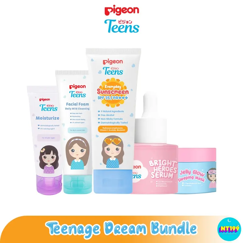 (ISI 5) PIGEON TEENS Teenage Dream Bundle Paket Skincare Remaja 0