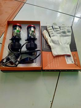 Product Review of Y7D Lampu Led Mobil Dan Motor H4 /Biled/ Mini PJECTOR PROJIE Y7D SUPER BRIGHT 45 Watt Car Reflektor from A**3 1