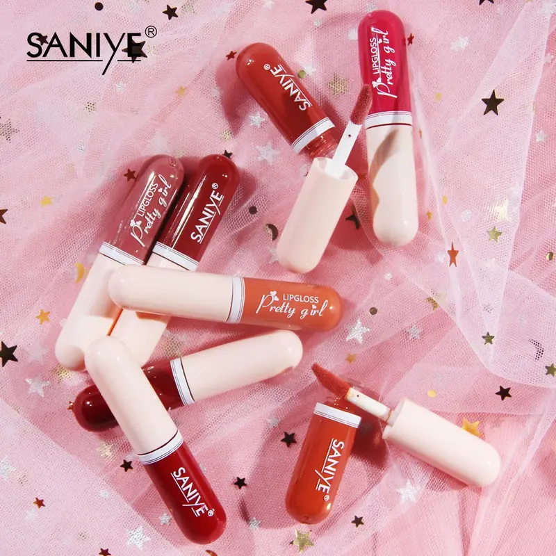 SANIYE Long Lasting Capsule Lip Matte Gloss L1135 | Lip Gloss Lipstik 4