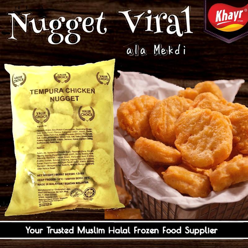 Nugget Viral @ Tempura Chicken Nugget ala Mekdi by MacFood distribute ...