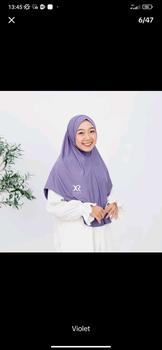 Product Review of (Xora) Mazaya Hijab Malay Size L - Hijab Lolly Kerudung Wanita Muslim Syari Instan Daily Malay Non Pad from M**i 3