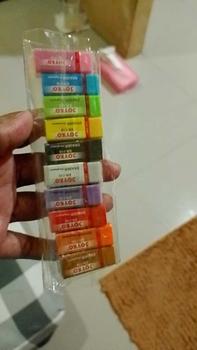 Product Review of 1 pack isi 40 pcs penghapus kecil/eraser warna warni joyko er-110 murah Stationery Pensil Hitam from A** M**h 0