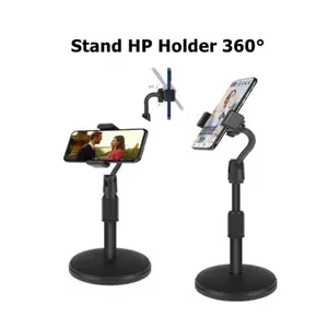 Stand Holder HP Handphone / Penyangga Broadcasting Putar 360