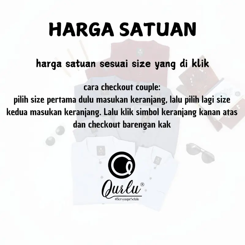 Qurlu - Kemeja KERAH FORMAL dewasa/anak warna COKLAT MUDA/CREAM (bisa couple ayah dan anak) 2