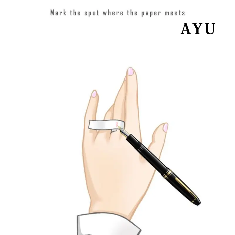 Ayu Cincin Emas - Golden Line Clover Stack 17k Rose Gold 1