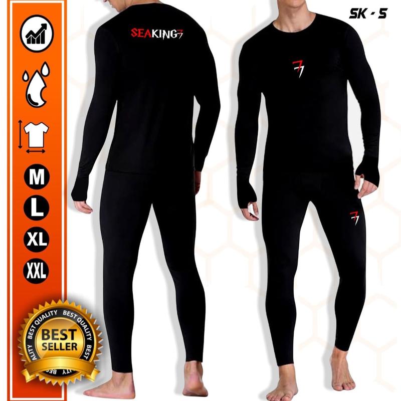 Paket hemat 2 IN Baju renang lengan panjang dan Leging panjang swimming diving 0
