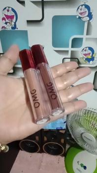Product Review of OMBRE OMG LIPCREAM NO 13 LATTE & NO 12 SCARLETT Waterproof from I**i A**y 0