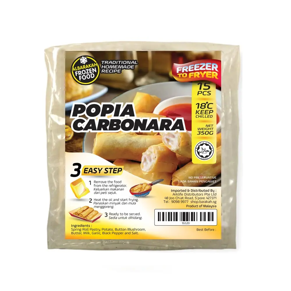 ABF, Popia Carbonara, 15 pcs (350 gram), HOT SELLING