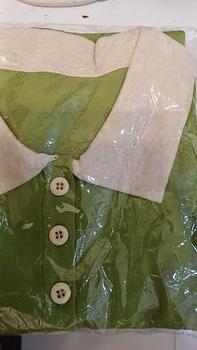Product Review of Mikicloth Cassa Basic V Knit Polo Top | Atasan Blouse Kaos Rajut Wanita Korean Style Kekinian Lengan Pendek Motif Polos Kancing S M L XL from E** E**a 0