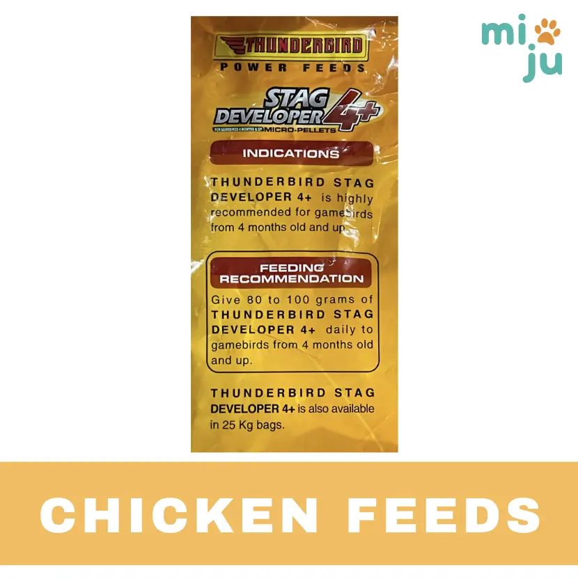 Thunderbird Stag Developer 4+ (1kg) - For Gamefowls - TikTok Shop ...