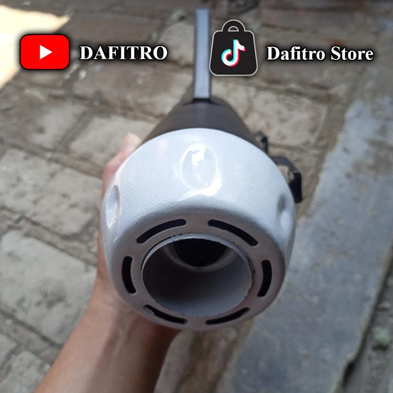 Knalpot copy TZM Project Bass Adem Beat Scoopy Vario Mio Pcx Aerox Nmax Fullset Inlet 26-28 Saringan Full Motorcycle Besi Karbu Racing Sporty Mesin Sepeda shijiro 5