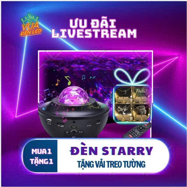 ƯU ĐÃI LIVE Đèn Starry + tặng kèm 1 VẢI Treo Tường