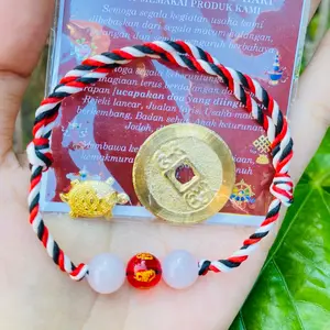 Gelang Tridatu Tiga Bola Dewi Bulan Rejeki dan Percintaan