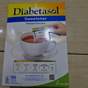 Diabetasol Sweetener 100 Sachet - Sediaan Pemanis Tanpa Gula untuk Kesehatan Diabetes