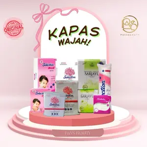 KAPAS WAJAH | Selection Cotton | Selection Oval | Mirabella | Sariayu Kapas Make Up Remover | Kapas tipis | Kapas tebal