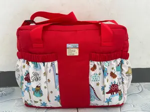 Tas besar tas perlengkapan bayi motip saku dino besar